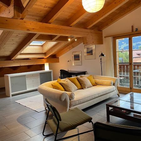 Апартаменты Attic In The Alps Luzein Экстерьер фото