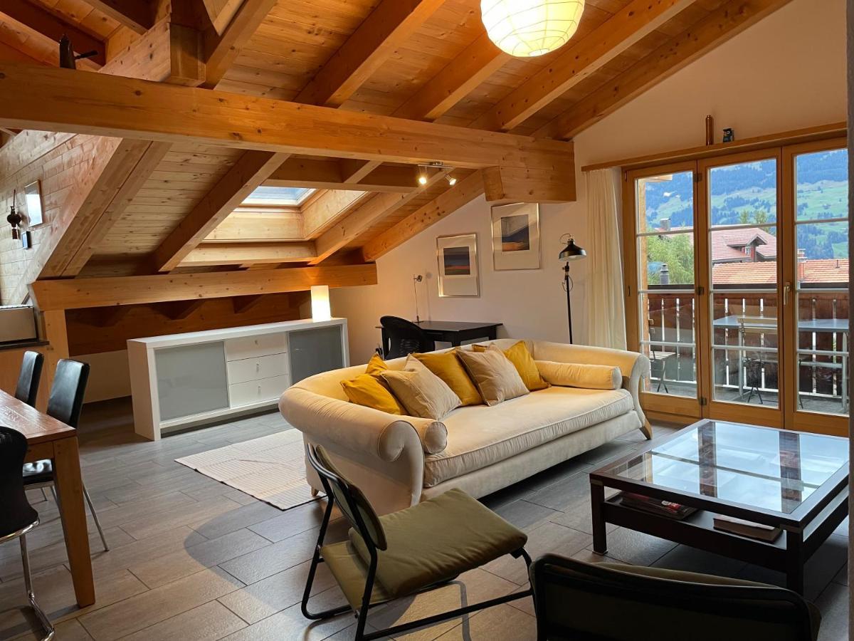 Апартаменты Attic In The Alps Luzein Экстерьер фото