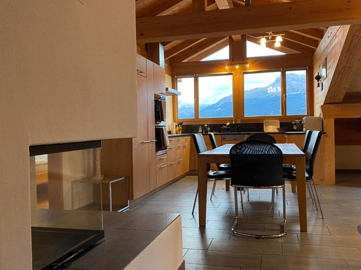 Апартаменты Attic In The Alps Luzein Экстерьер фото